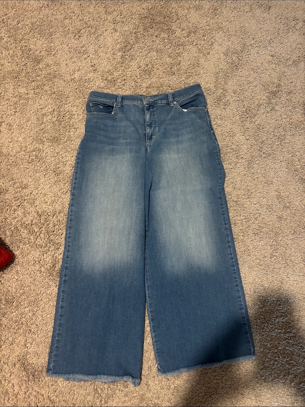 Gloria Vanderbilt Blue Wide-Leg Flare Jeans